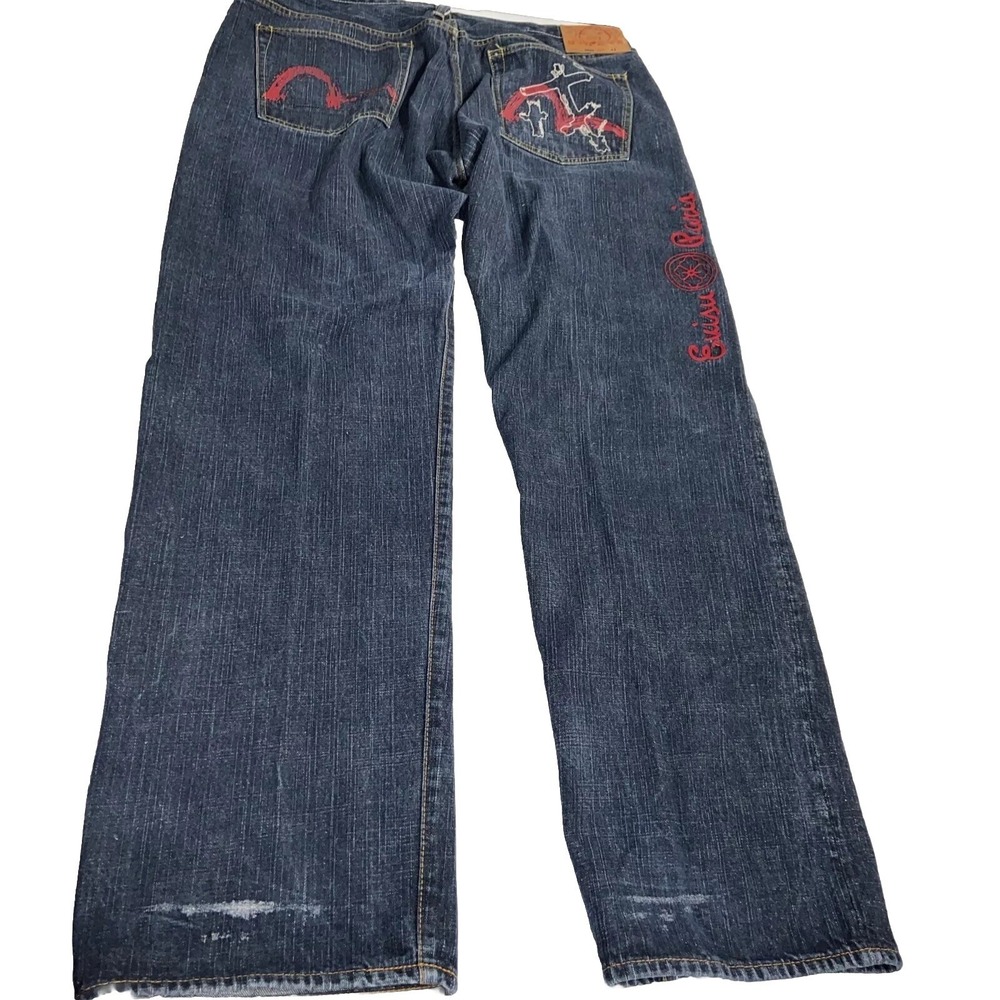Evisu Paris Mens Jeans 42 Vintage 0001